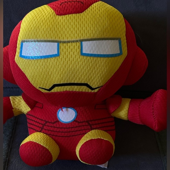 TY Beanie Baby Iron Man Marvel Plush 6 inch Stuffed Animal Collectible Toy - Picture 2 of 7